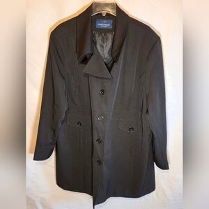 Classic Black Trench Coat by Mackintosh New England